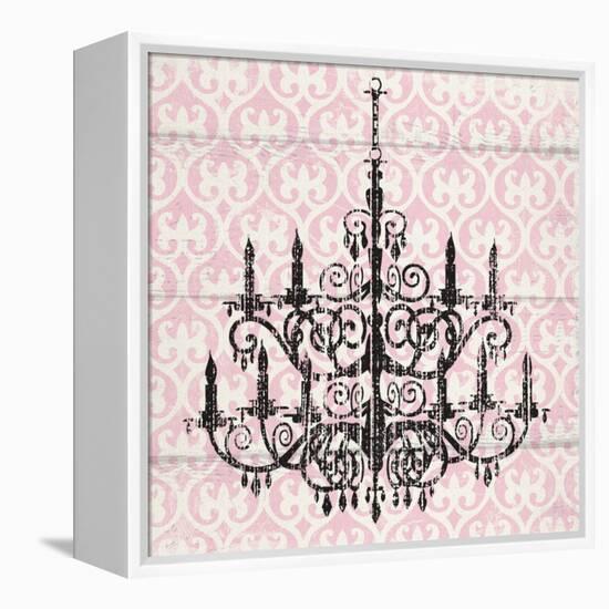 Pink Pattern Chandelier II-Piper Ballantyne-Framed Stretched Canvas