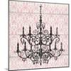 Pink Pattern Chandelier II-Piper Ballantyne-Mounted Art Print