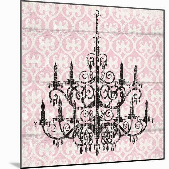 Pink Pattern Chandelier II-Piper Ballantyne-Mounted Art Print