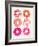 Pink Peach Donuts-Cat Coquillette-Framed Giclee Print