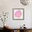 Pink Peach Leaf-Cat Coquillette-Framed Giclee Print displayed on a wall