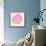 Pink Peach Leaf-Cat Coquillette-Framed Giclee Print displayed on a wall