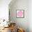 Pink Peach Leaf-Cat Coquillette-Framed Stretched Canvas displayed on a wall