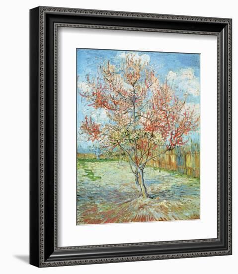 Pink Peach Tree,-Pierre-Auguste Renoir-Framed Art Print