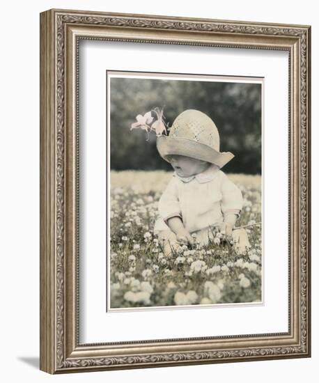 Pink-Peek a Boo-Betsy Cameron-Framed Art Print