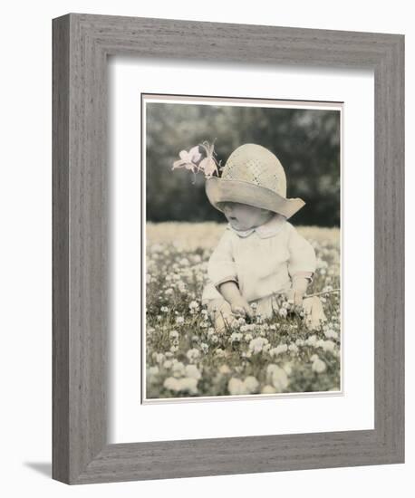 Pink-Peek a Boo-Betsy Cameron-Framed Art Print