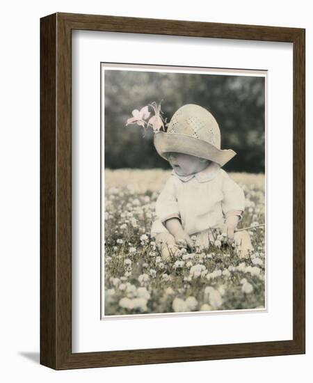 Pink-Peek a Boo-Betsy Cameron-Framed Art Print