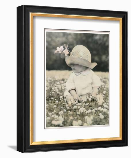 Pink-Peek a Boo-Betsy Cameron-Framed Art Print