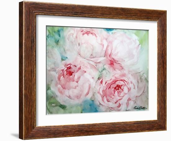 Pink Peonies I-Paula Giltner-Framed Art Print