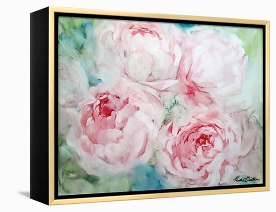 Pink Peonies I-Paula Giltner-Framed Stretched Canvas