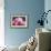 Pink Peonies-Sarah Caswell-Framed Giclee Print displayed on a wall