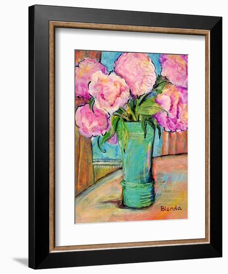 Pink Peonies-Blenda Tyvoll-Framed Premium Giclee Print