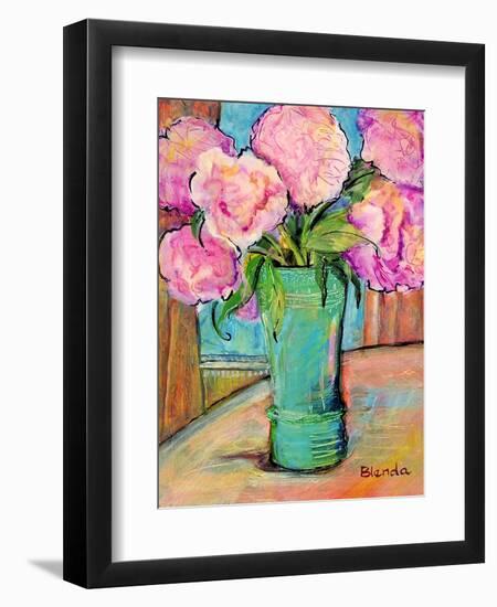 Pink Peonies-Blenda Tyvoll-Framed Premium Giclee Print