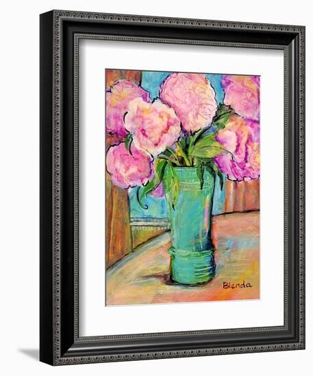 Pink Peonies-Blenda Tyvoll-Framed Premium Giclee Print