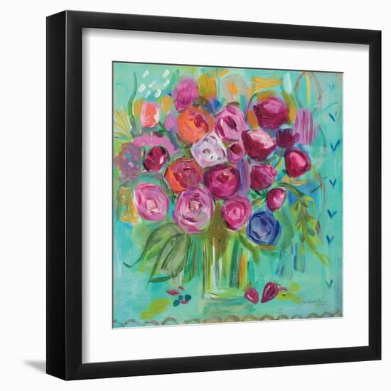 Pink Peonies-Farida Zaman-Framed Art Print