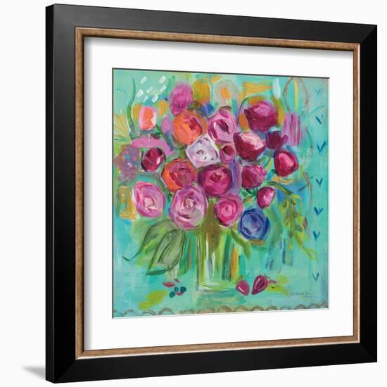 Pink Peonies-Farida Zaman-Framed Art Print