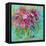 Pink Peonies-Farida Zaman-Framed Stretched Canvas