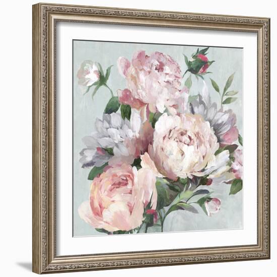 Pink Peony Garden-Asia Jensen-Framed Premium Giclee Print