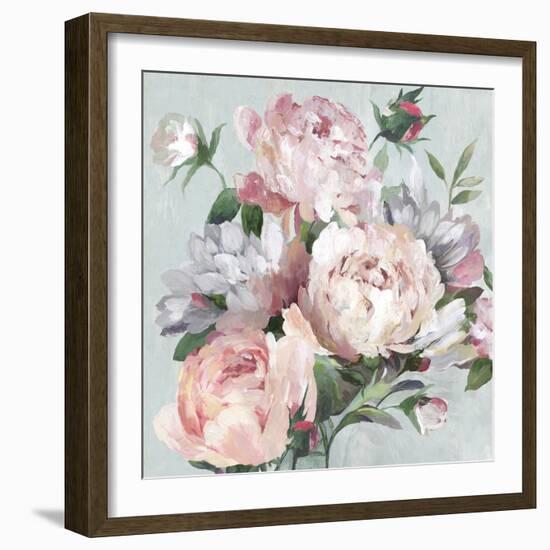 Pink Peony Garden-Asia Jensen-Framed Art Print