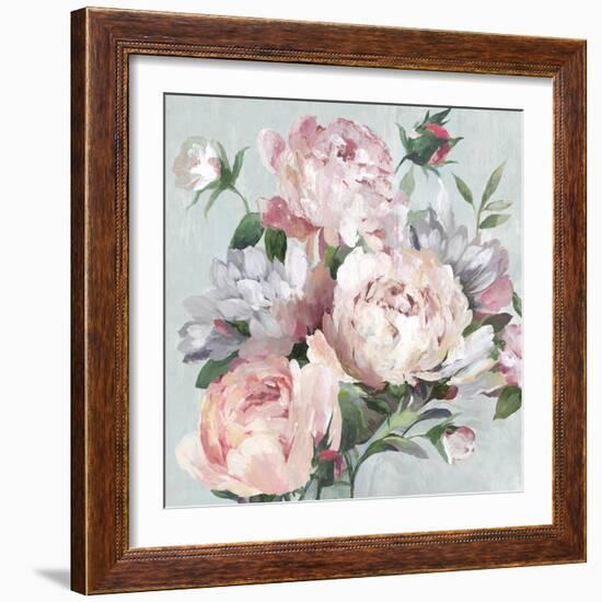 Pink Peony Garden-Asia Jensen-Framed Art Print