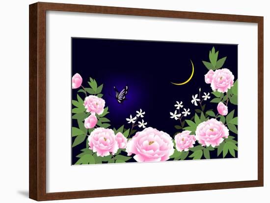 Pink Peony-Ikuko Kowada-Framed Giclee Print