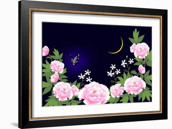 Pink Peony-Ikuko Kowada-Framed Giclee Print