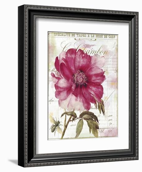 Pink Peony-Color Bakery-Framed Giclee Print
