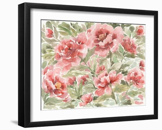 Pink Peony-Leslie Trimbach-Framed Art Print