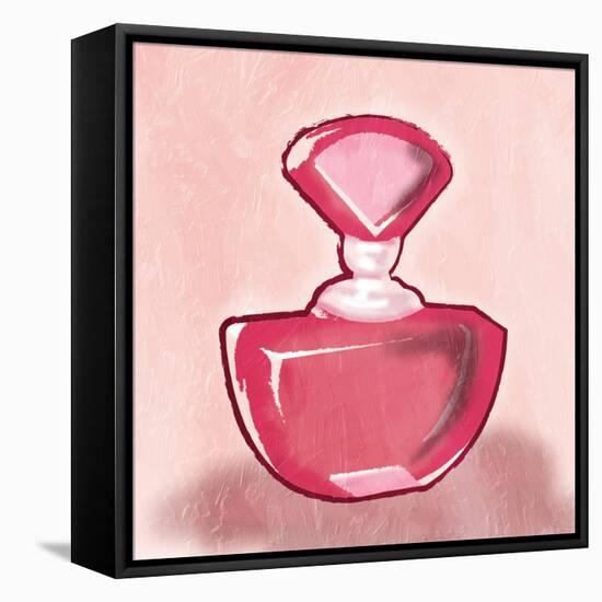 Pink Perfume Mate-Jace Grey-Framed Stretched Canvas