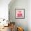 Pink Perfume Mate-Jace Grey-Framed Art Print displayed on a wall