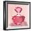 Pink Perfume Mate-Jace Grey-Framed Art Print