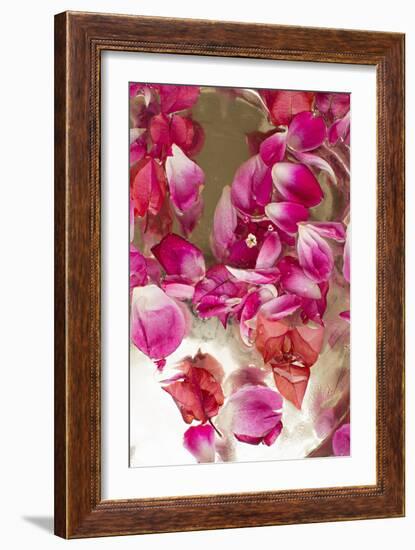 Pink Petals Abstract II-Karyn Millet-Framed Photographic Print