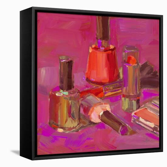Pink Polish Pumped-Patti Mollica-Framed Stretched Canvas