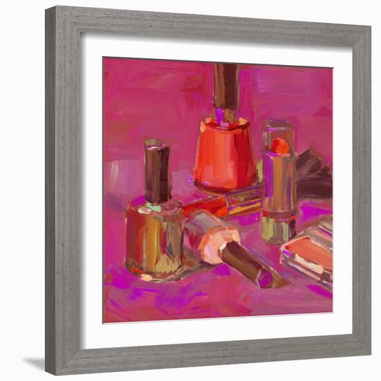 Pink Polish Pumped-Patti Mollica-Framed Art Print