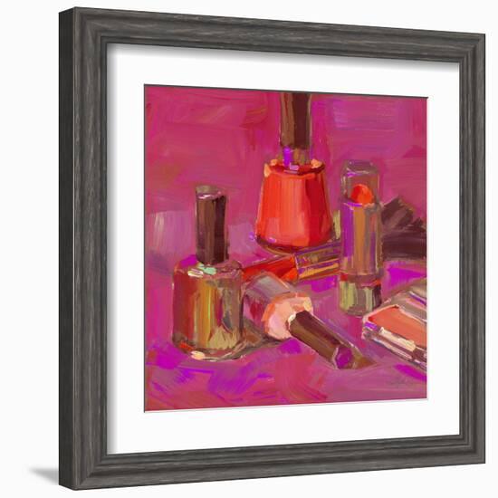 Pink Polish Pumped-Patti Mollica-Framed Art Print