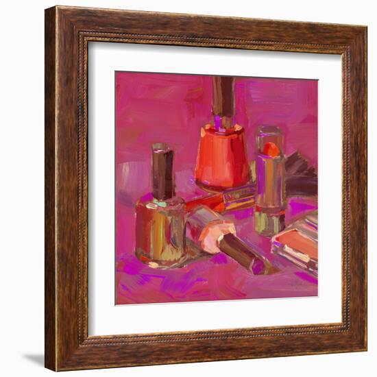 Pink Polish Pumped-Patti Mollica-Framed Art Print