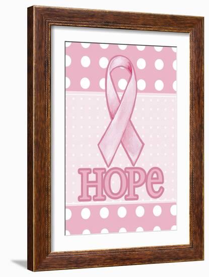 Pink Polka Dot Hope-Melinda Hipsher-Framed Giclee Print