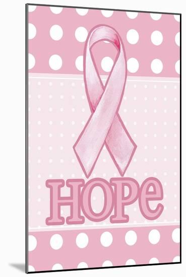 Pink Polka Dot Hope-Melinda Hipsher-Mounted Giclee Print