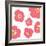 Pink Pop Flowers-Jan Weiss-Framed Art Print