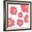 Pink Pop Flowers-Jan Weiss-Framed Art Print