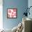 Pink Pop Flowers-Jan Weiss-Framed Stretched Canvas displayed on a wall