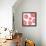 Pink Pop Flowers-Jan Weiss-Framed Stretched Canvas displayed on a wall