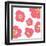 Pink Pop Flowers-Jan Weiss-Framed Art Print