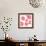 Pink Pop Flowers-Jan Weiss-Framed Premium Giclee Print displayed on a wall