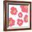 Pink Pop Flowers-Jan Weiss-Framed Premium Giclee Print