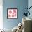 Pink Pop Flowers-Jan Weiss-Framed Premium Giclee Print displayed on a wall