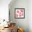 Pink Pop Flowers-Jan Weiss-Framed Premium Giclee Print displayed on a wall