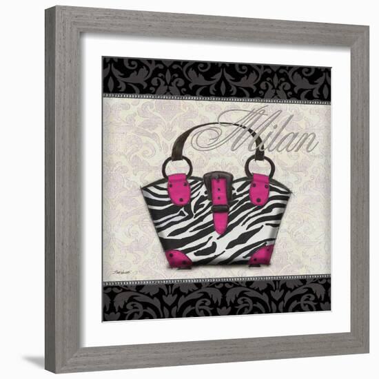 Pink Purse Square I-Todd Williams-Framed Art Print