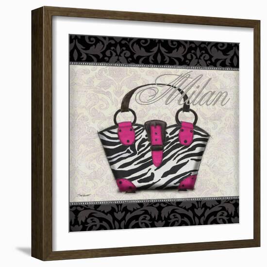 Pink Purse Square I-Todd Williams-Framed Art Print