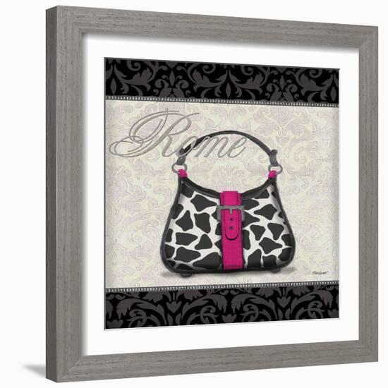 Pink Purse Square II-Todd Williams-Framed Art Print